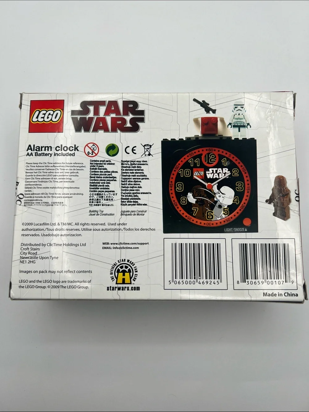 [NIB] Lego Star Wars Alarm Clock